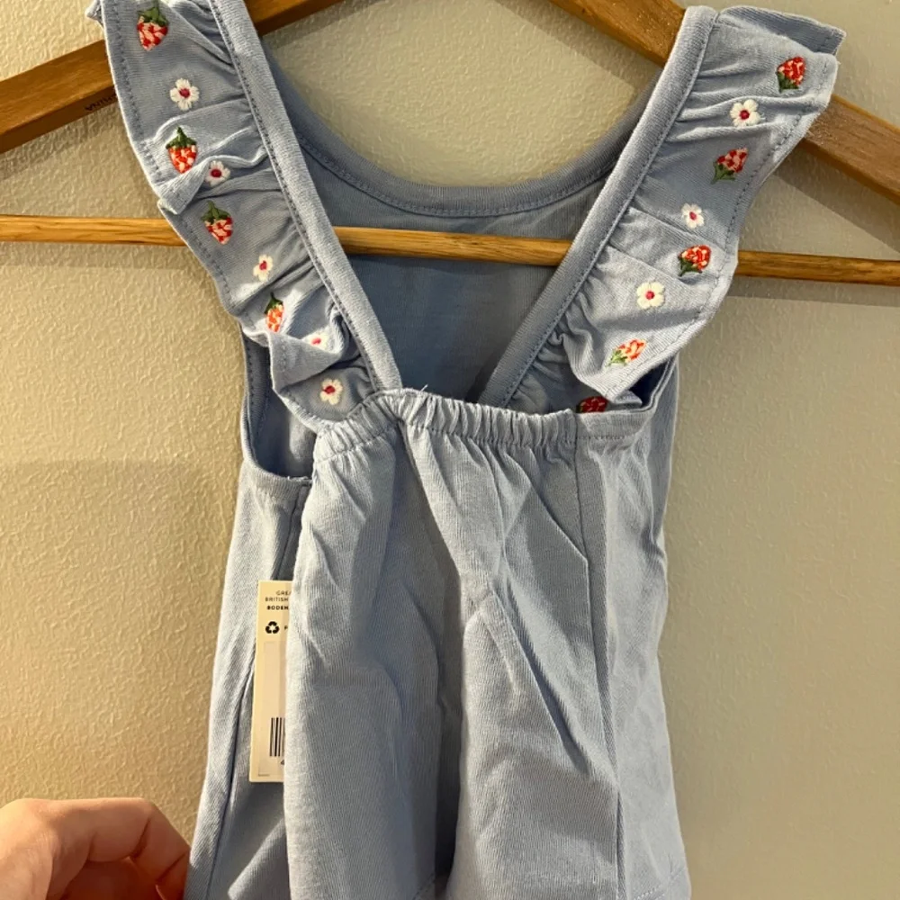 Mini Boden Girls Embroidered Tank - Picture 2 of 5